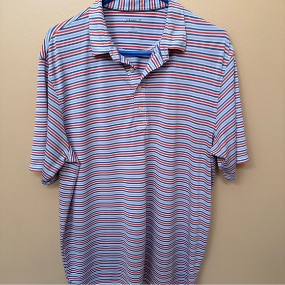 johnnie-O Multicolor Striped Polo Shirt - Picture 2 of 6